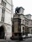 A very cool looking statue of a winged beast called the Griffin on Fleet street near The Temple Church (46kb)
